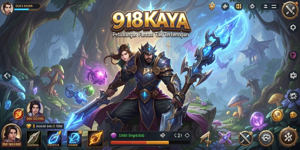Tangkapan layar menampilkan pertempuran mendebarkan dalam dunia RPG.