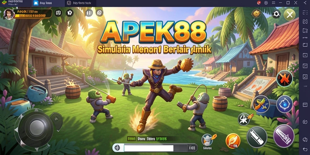 Tampilan gameplay APEK88 yang seru dan interaktif.
