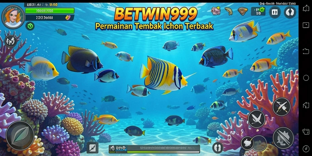 Tampilan aksi saat menembak ikan di BETWIN999.