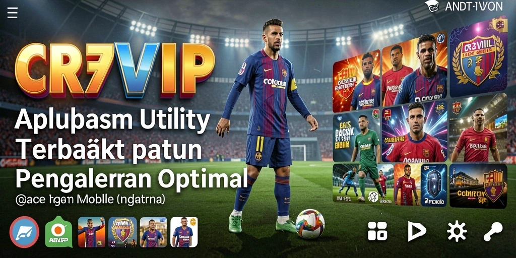 Tampilan antarmuka aplikasi CR7VIP yang ramah pengguna.