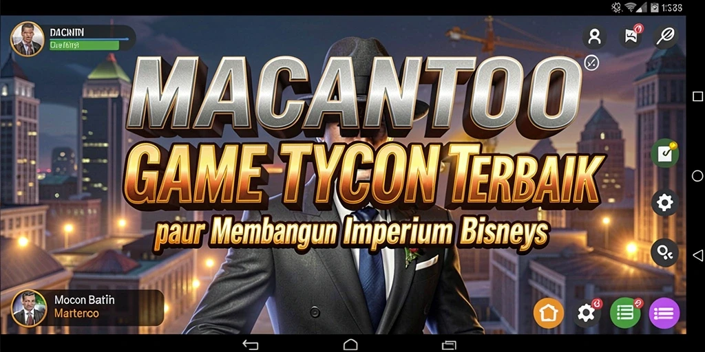 Tangkapan layar gameplay <strong>MACANTOTO</strong> menunjukkan keseruan mengelola bisnis.