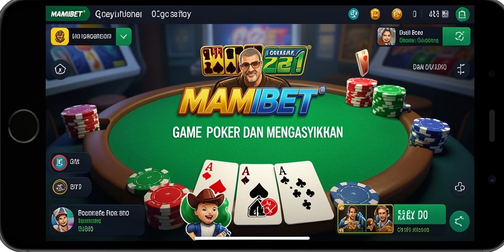 Screenshot gameplay MAMIBET menampilkan keseruan bermain Poker.