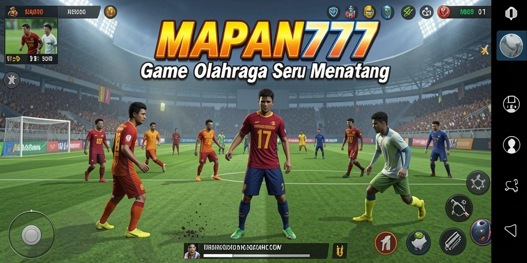 Tampilan gameplay MAPAN777 yang mendebarkan dan penuh aksi olahraga.