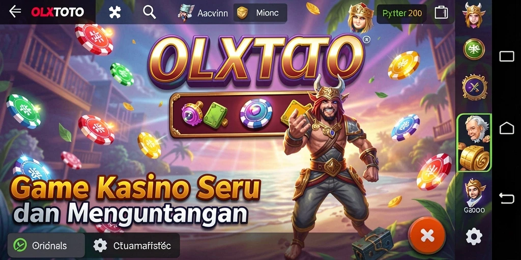 Tampilan gameplay menarik dari OLXTOTO dengan beragam permainan Kasino.