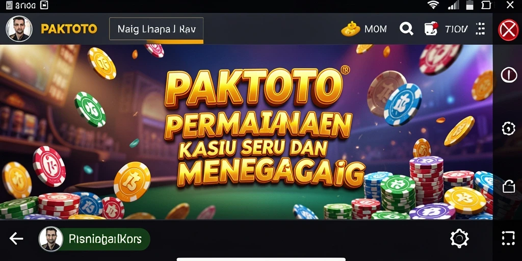 Screenshot gameplay PAKTOTO yang menarik dan mendebarkan.
